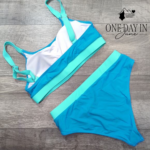 Adisputent Crop Bikini Swimsuit Size L - Picture 6 of 6